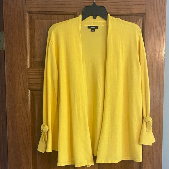 Alfani Sweaters - Alfani Women's Vibrant Yellow Cardigan